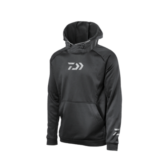 DAIWA D-VEC HOODIE WITH FACEMASK - LARGE - BLACK