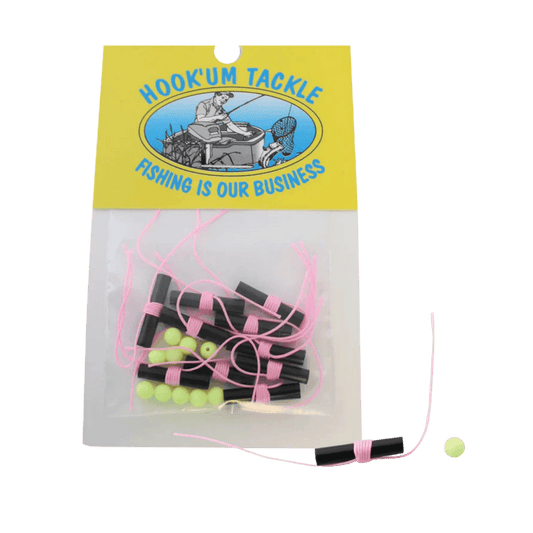 HOOKUM BOBBER STOP WITH BEADS 3PACK - PINK