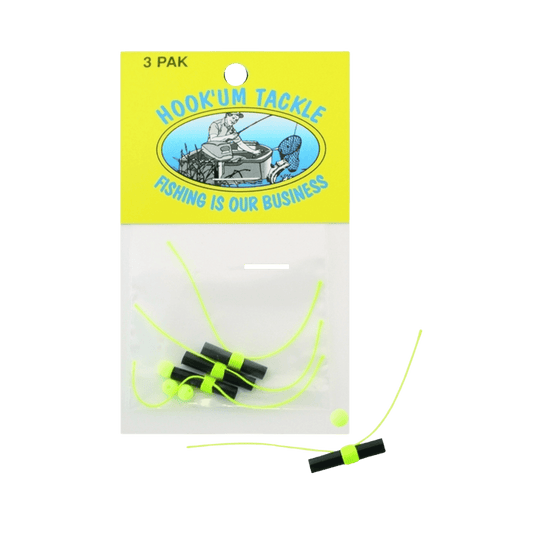 HOOKUM BOBBER STOP WITH BEADS 3PACK - CHARTREUSE