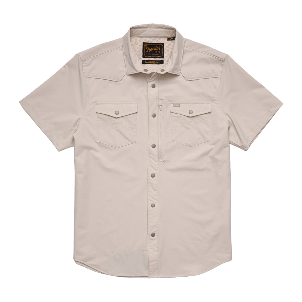 HOWLER BROTHERS EMERGER TECH SHIRT CHALK