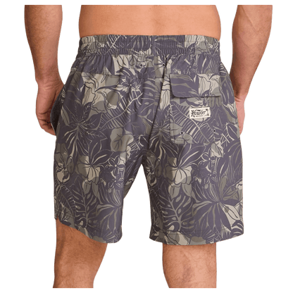 HOWLER BROTHERS DEEP SET BOARDSHORTS - ANTIQUE BLACK - BACK GRAPHIC VIEW