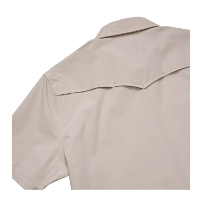 HOWLER BROTHERS EMERGER TECH SHIRT - CHALK- BACK VIEW