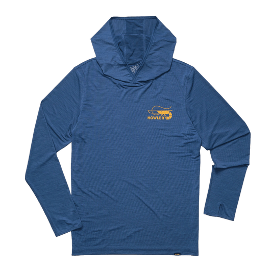 HOWLER BROTHERS HB TECH HOODIE - KEY LARGO - FRONT VIEW