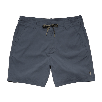 HOWLER BROTHERS HORIZON TECH SHORTS 8 INCH - DARK SLATE - FRONT VIEW