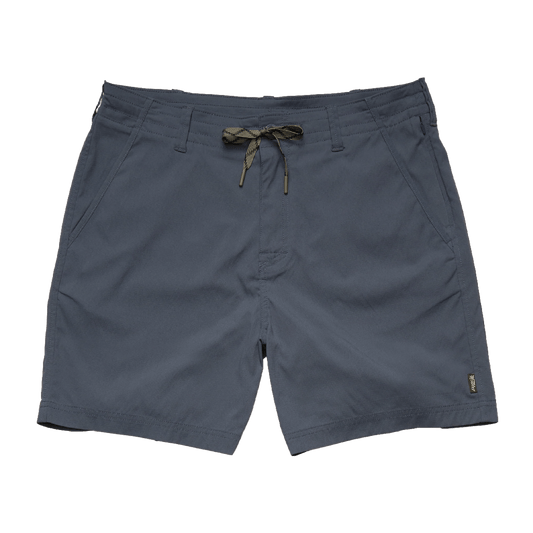 HOWLER BROTHERS HORIZON TECH SHORTS 8 INCH - DARK SLATE - FRONT VIEW