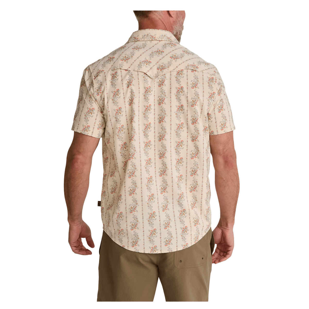 HOWLER BROTHERS OPEN COUNTRY TECH SHIRT - NATURAL - BACK