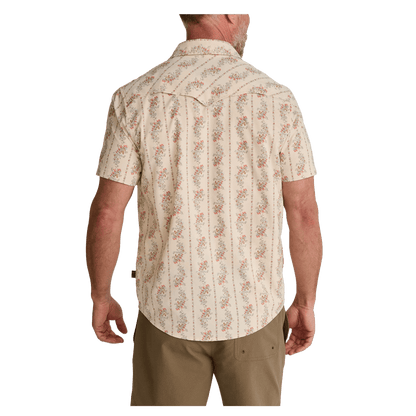 HOWLER BROTHERS OPEN COUNTRY TECH SHIRT - NATURAL - BACK
