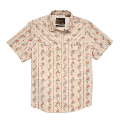 HOWLER BROTHERS OPEN COUNTRY TECH SHIRT - NATURAL - FRONT