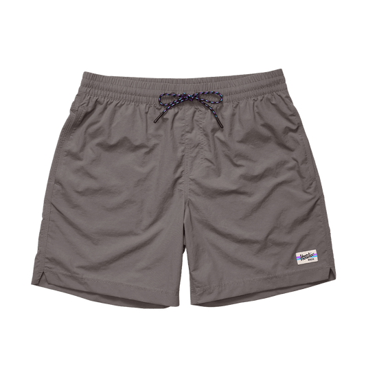 HOWLER BROTHERS SALADO SHORTS - CHARCOAL - FRONT VIEW