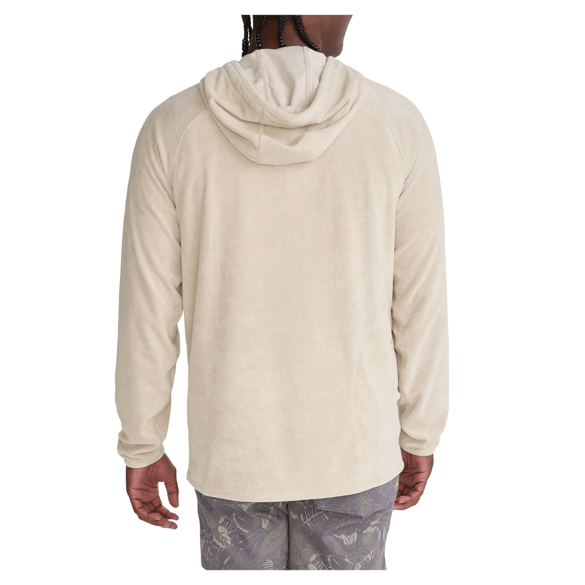 HOWLER BROTHERS TERRYCLOTH HOODIE - SAND - BACK VIEW