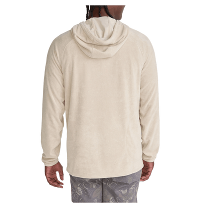 HOWLER BROTHERS TERRYCLOTH HOODIE - SAND - BACK VIEW