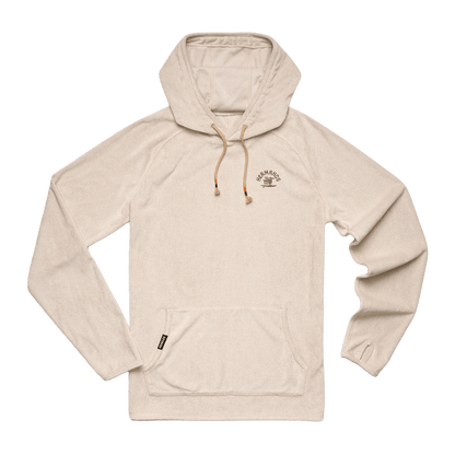HOWLER BROTHERS TERRYCLOTH HOODIE - SAND - FRONT VIEW