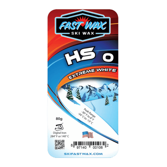 FAST WAX HS 0 EXTREME RACING 80G - WHITE - FRONT/PACKAGING VIEW