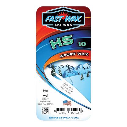 FAST WAX HS 10 SPORT WAX 80G - FRONT VIEW/PACKAGING VIEW