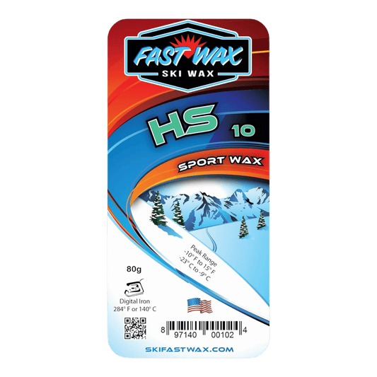 FAST WAX HS 10 SPORT WAX 80G - FRONT VIEW/PACKAGING VIEW