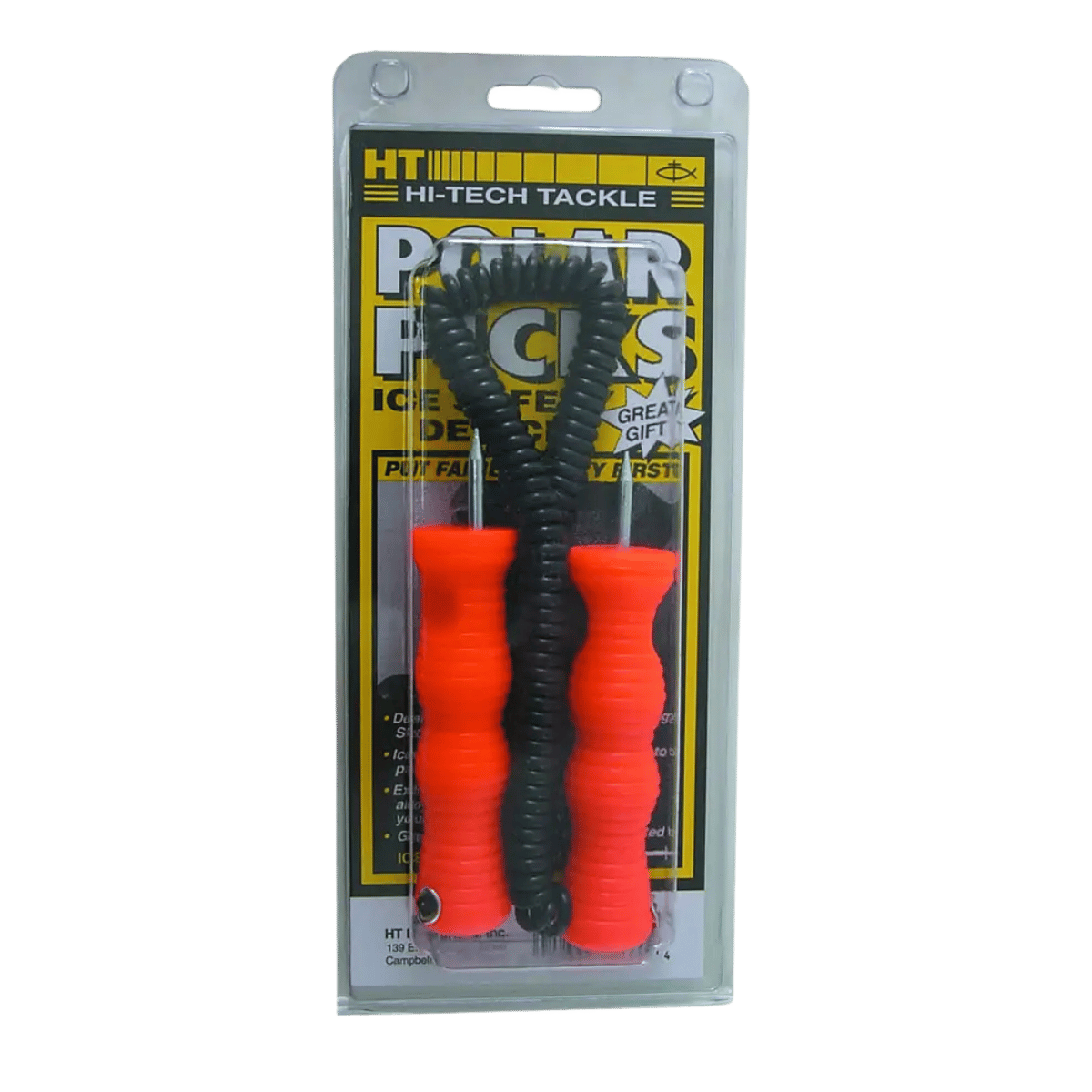 HT POLAR ICE SAFETY PICK LANYARD ORANGE/BLACK