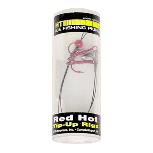 HT RED HOT TIP-UP RIGS BLOOD RED HOOK
