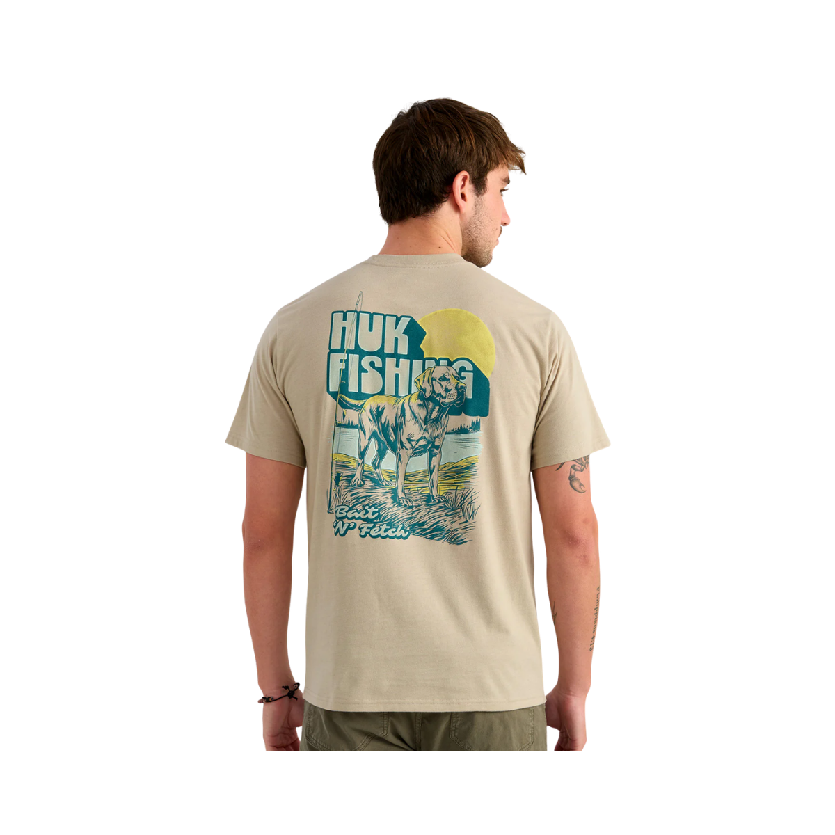 HUK BAIT 'N FETCH S/S TEE BACK VIEW
