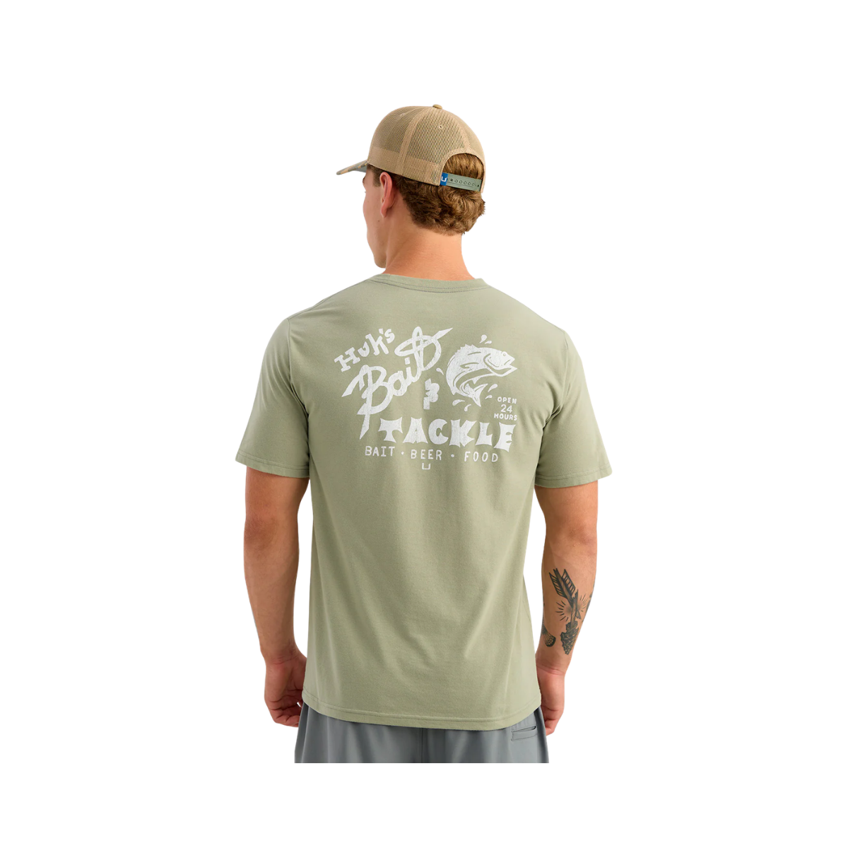 HUK BAIT S/S TEE BACK VIEW