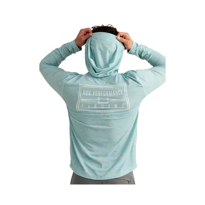 HUK DRIFT PRINTED HOODIE BACK VIEW