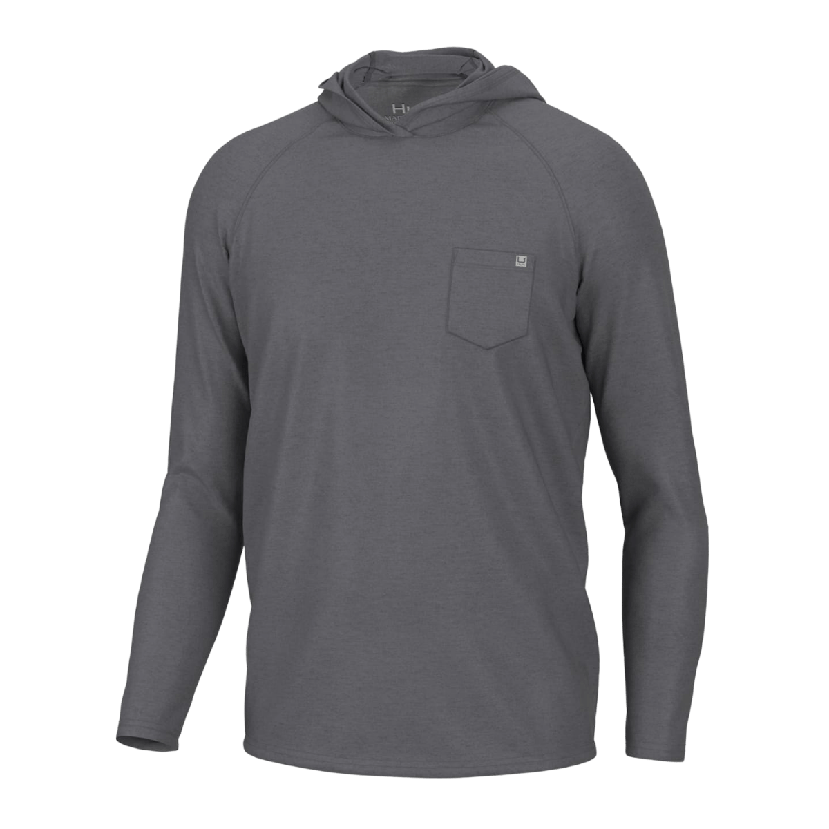 HUK MEN'S WAYPOINT HOODIE - NIGHT OWL - FRONT VIEW