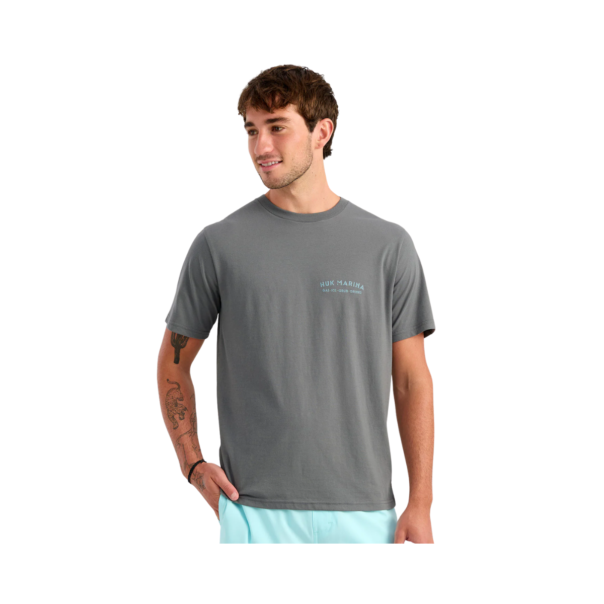 HUK MARINA S/S TEE FRONT VIEW