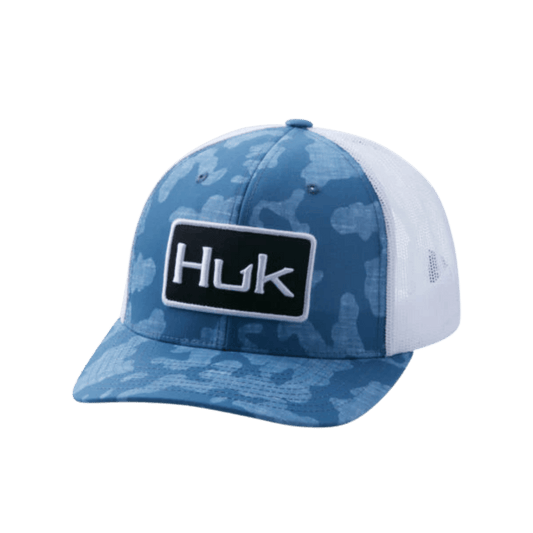 HUK RUNNING LAKES TRUCKER TITANIUM BLUE
