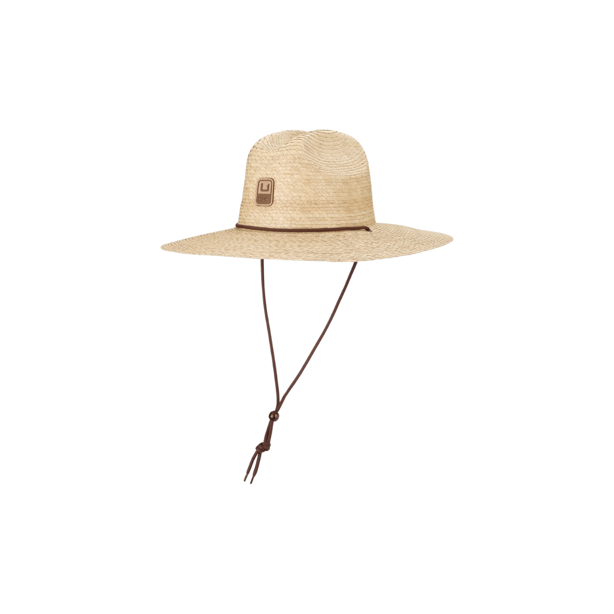 HUK STRAW HAT PALM WASH, FRONT LOGO