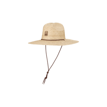 HUK STRAW HAT PALM WASH, FRONT LOGO