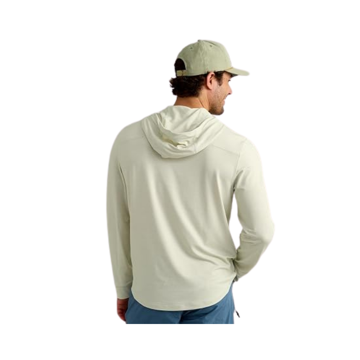HUK WATERSHED HOODED SHIRT BACK VIEW