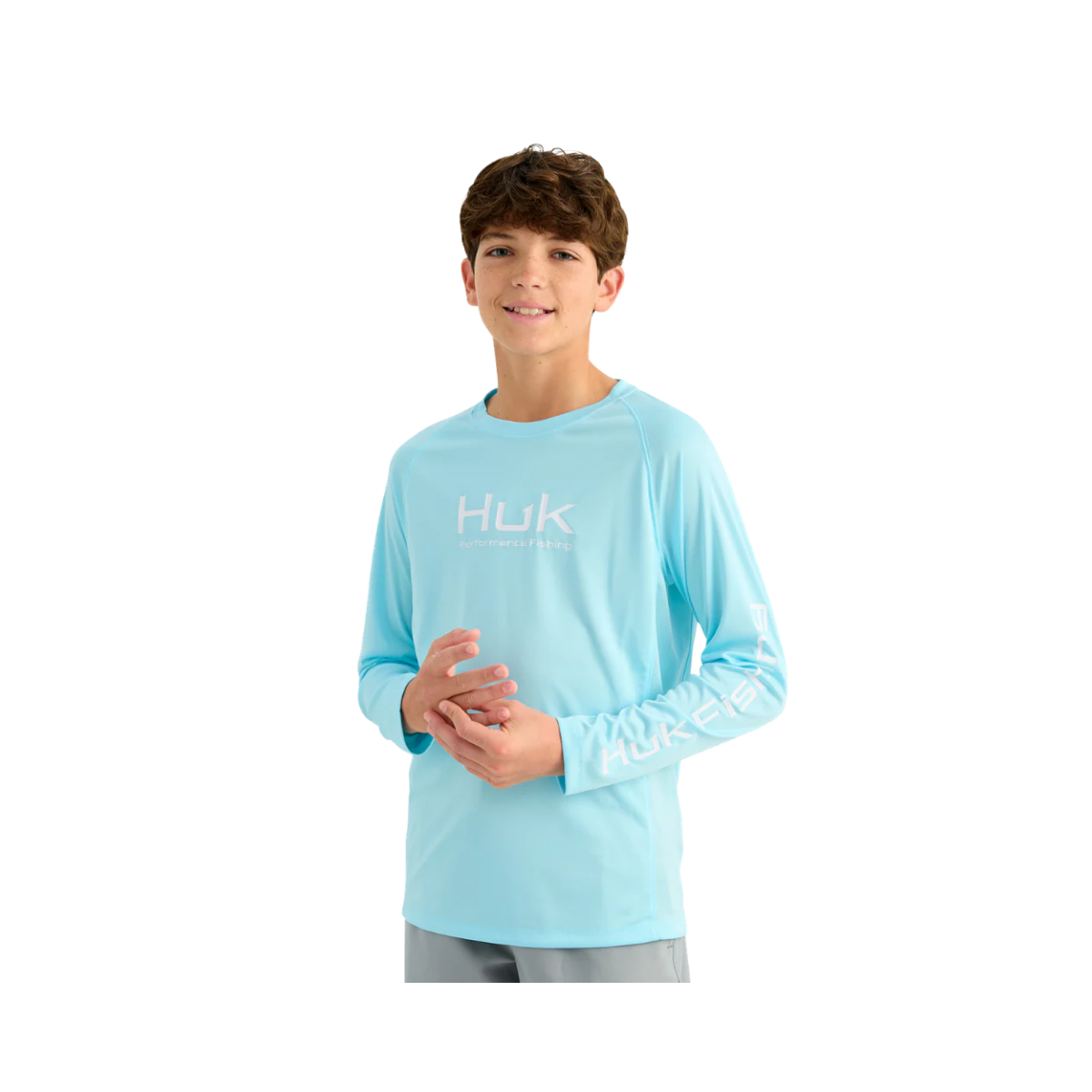 HUK YTH PURSUIT LS SOLID CAICOS