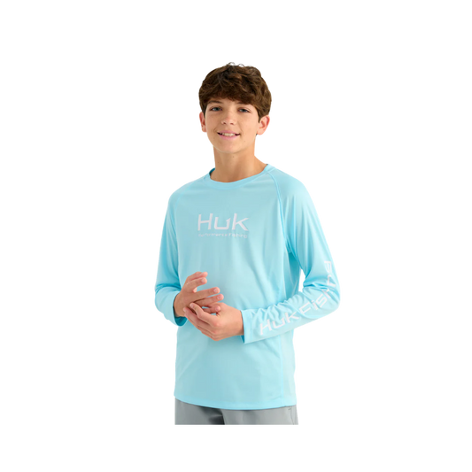 HUK YTH PURSUIT LS SOLID CAICOS