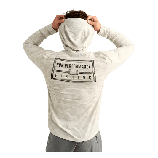 HUK DRIFT PERFORMANCE HOODIE TEE - BACK VIEW