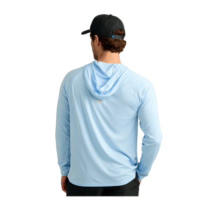 HUK PURSUIT PERFORMANCE HOODIE - COASTAL DRIFT - BACK VIEW