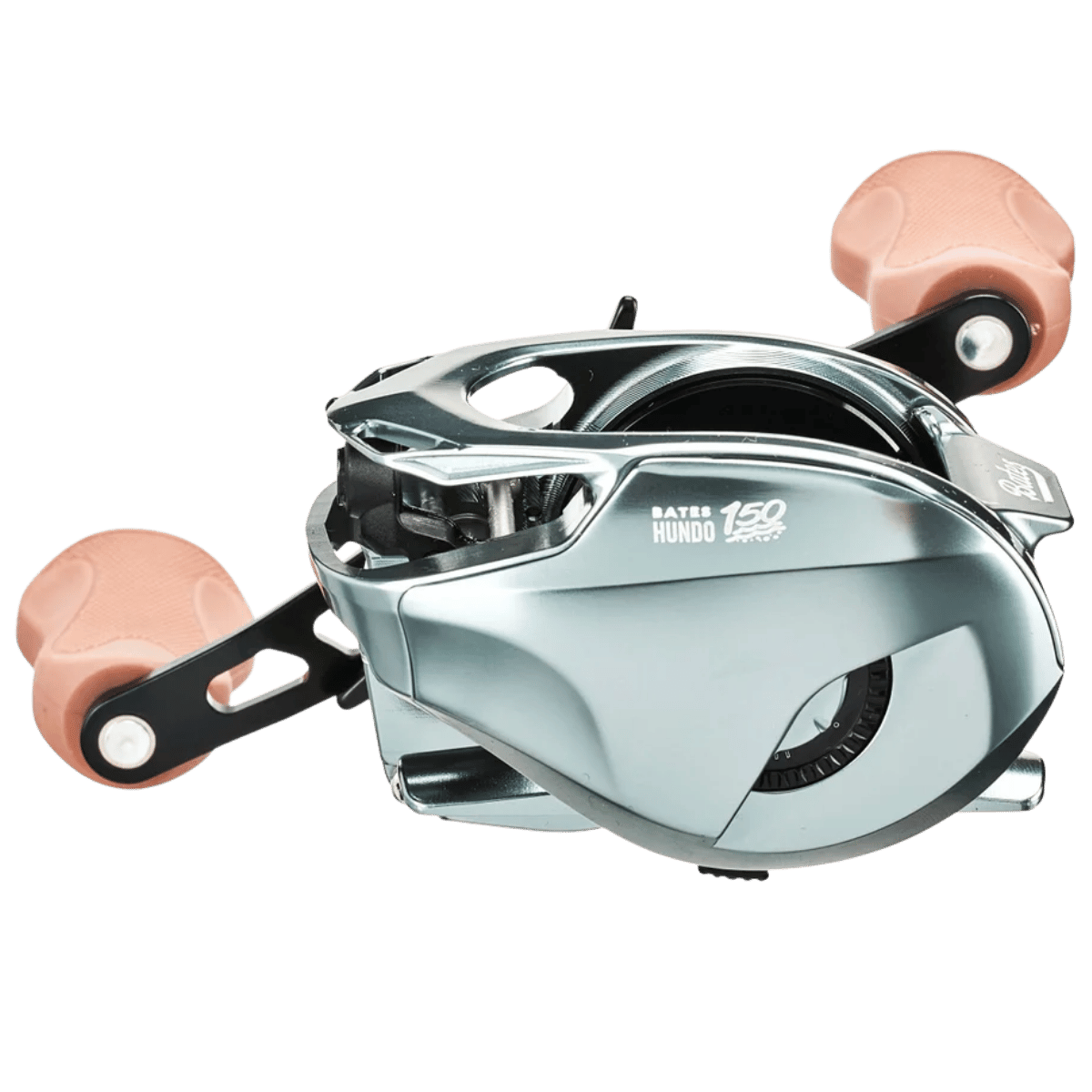 BATES FISHING CO. HUNDO'50 CASTING REEL -RIGHT HAND_ANGLE 4
