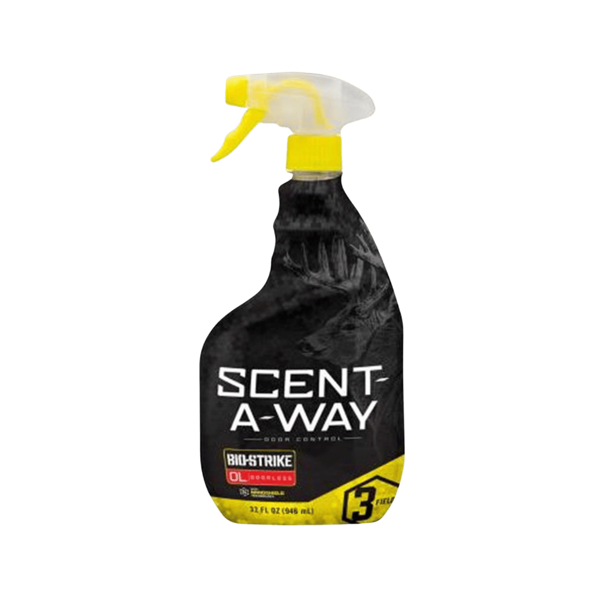 HUNTERS SPECIALTIES SCENT-AWAY BIO-STRIKE SPRAY - 32 OZ - FRESH EARTH