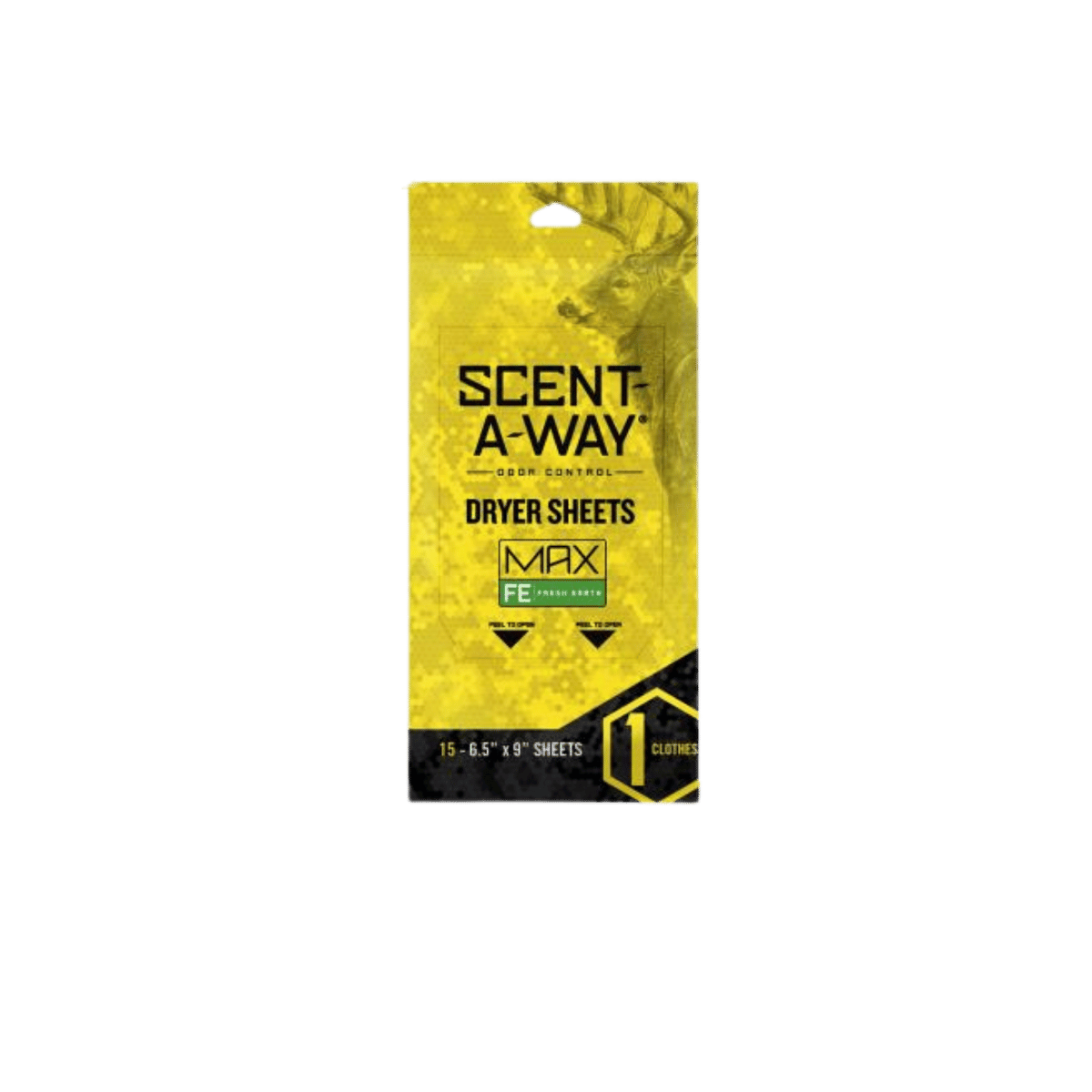 HUNTERS SPECIALTIES SCENT-AWAY MAX DRYER SHEETS - FRESH EARTH