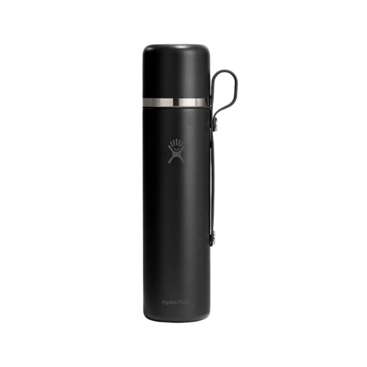 HYDRO FLASK 36OZ HOT FLASK AND CUP BLACK