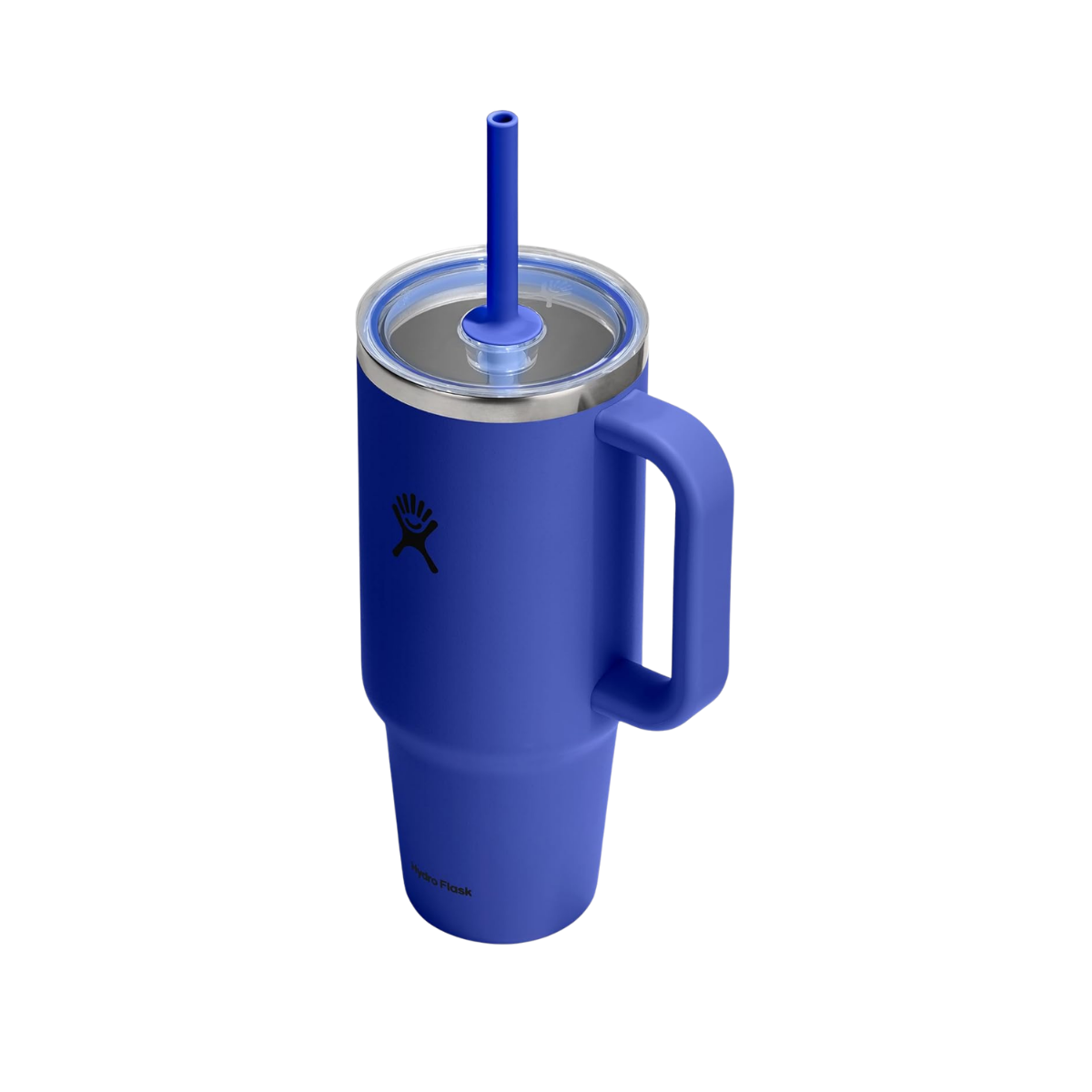 HYDRO FLASK 40OZ TRAVEL TUMBLER CLEAR LID CAPRI BLUE