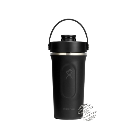 HYDRO FLASK INS SHAKER BOTTLE 24OZ BLACK
