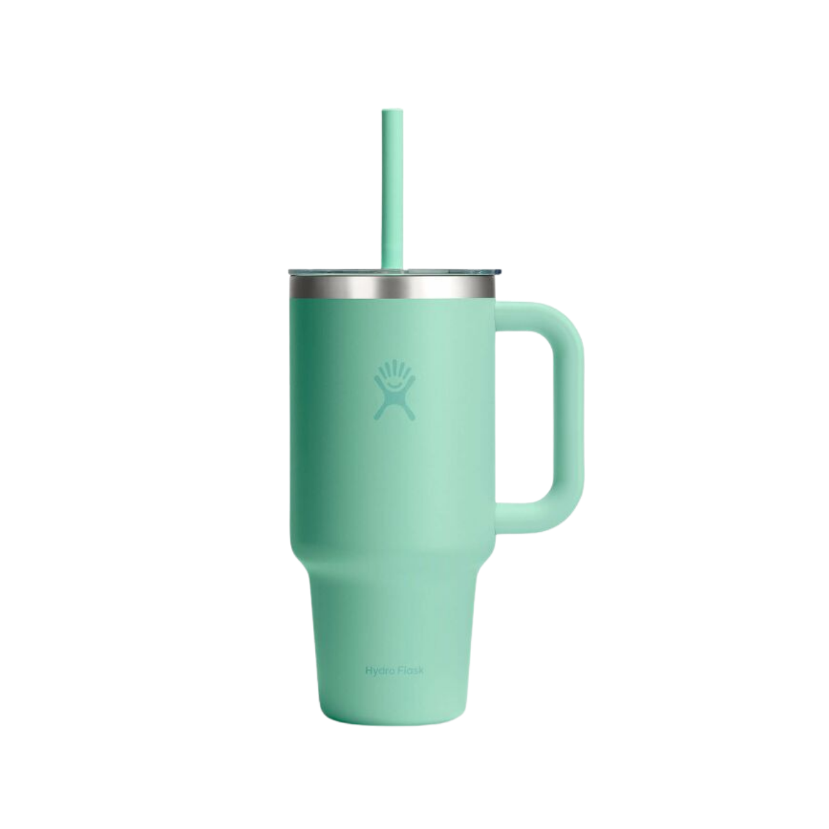 HYDRO FLASK TRAVEL TUMBLER CLEAR LID 32OZ MERMAID GREEN