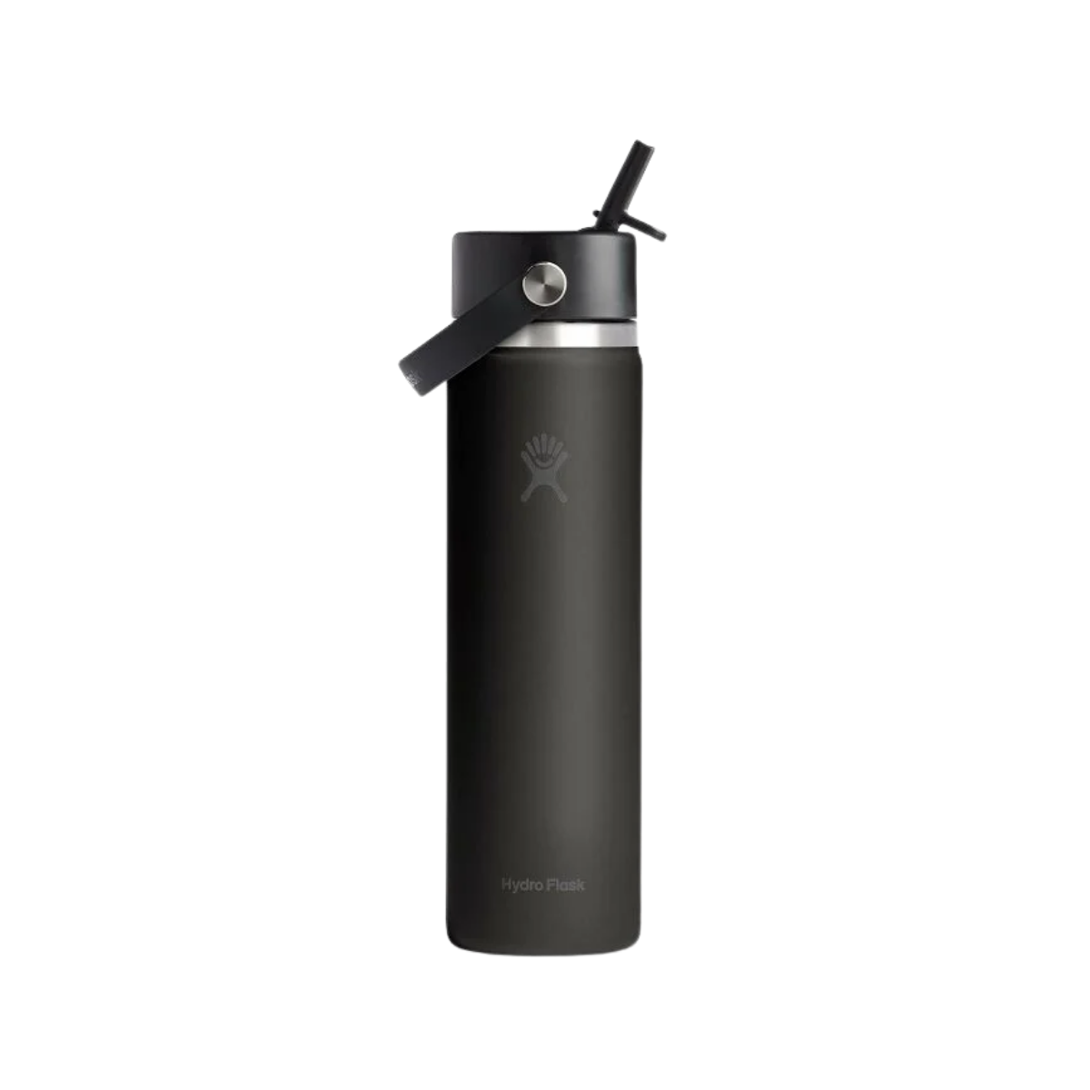 HYDRO FLASK WIDE FLEX STRAW CAP 24OZ BLACK