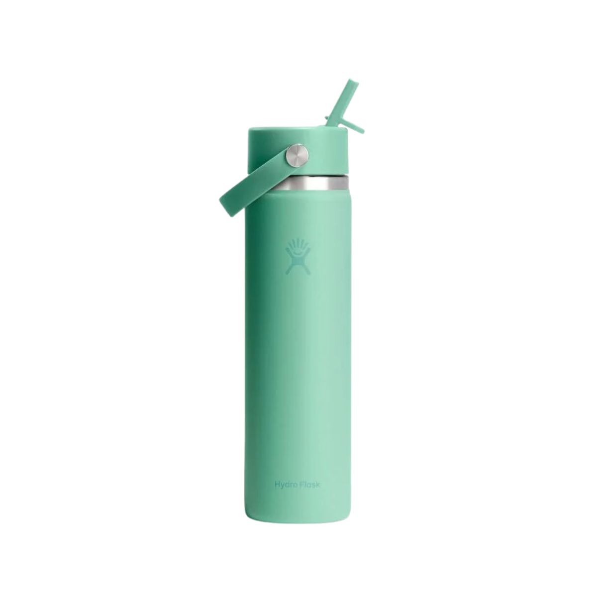HYDRO FLASK WIDE FLEX STRAW CAP 24OZ MERMAID GREEN