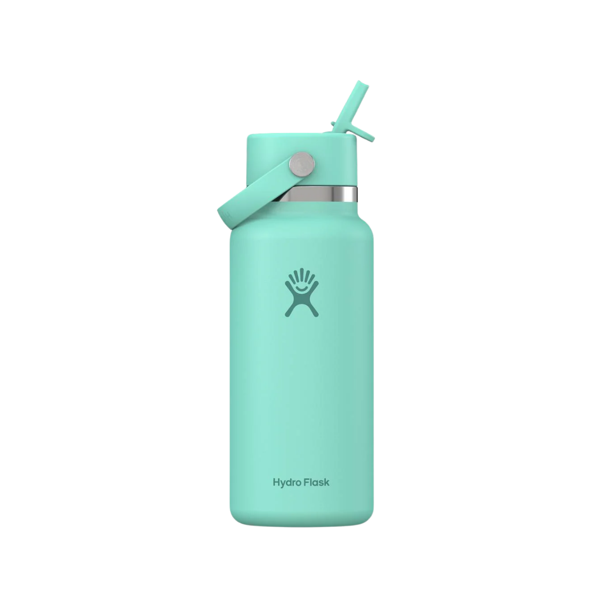 HYDRO FLASK WIDE FLEX STRAW CAP 32OZ MERMAID GREEN