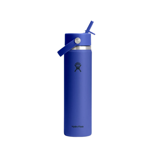HYDRO FLASK WIDE FLEX STRAW TRVL BTTL 24OZ CAPRI BLUE