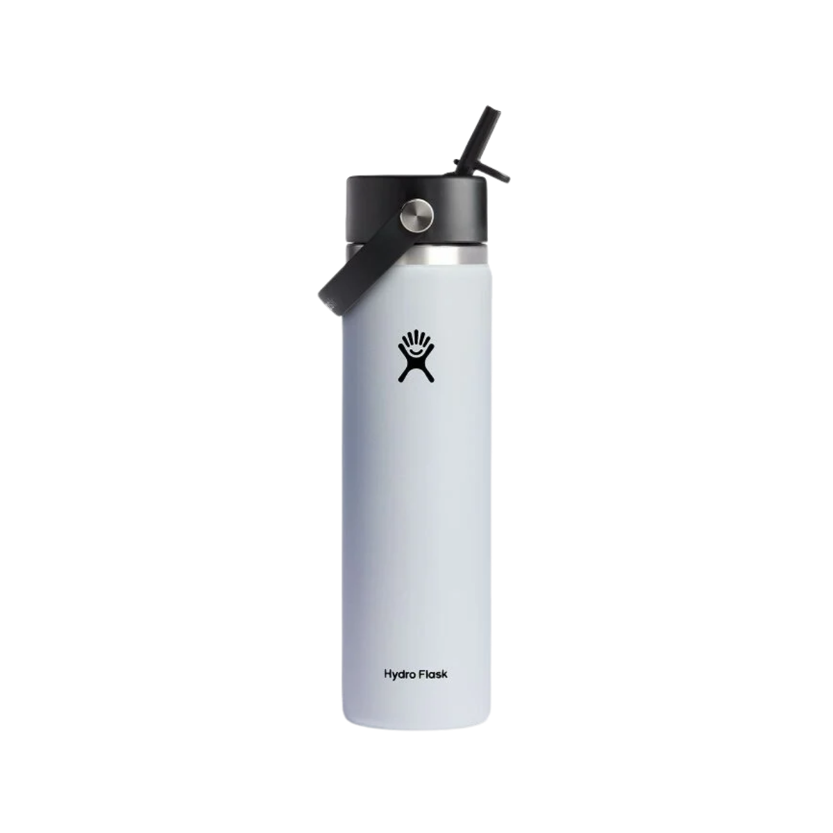 HYDRO FLASK WIDE FLEX STRAW TRVL BTTL 24OZ WHITE