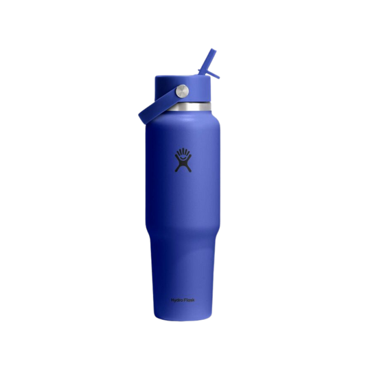 HYDRO FLASK WIDE FLEX STRAW TRVL BTTL 40OZ CAPRI BLUE