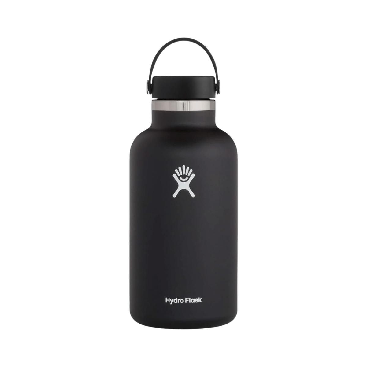HYDRO FLASK WIDE MOUTH FLEX CAP 64OZ BLACK