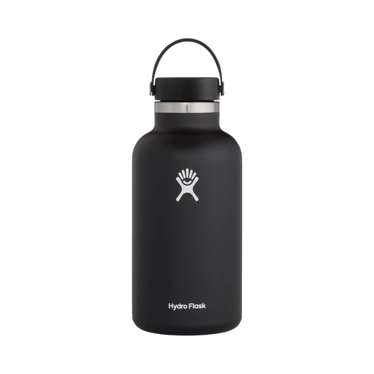 HYDRO FLASK WIDE MOUTH FLEX CAP 64OZ BLACK
