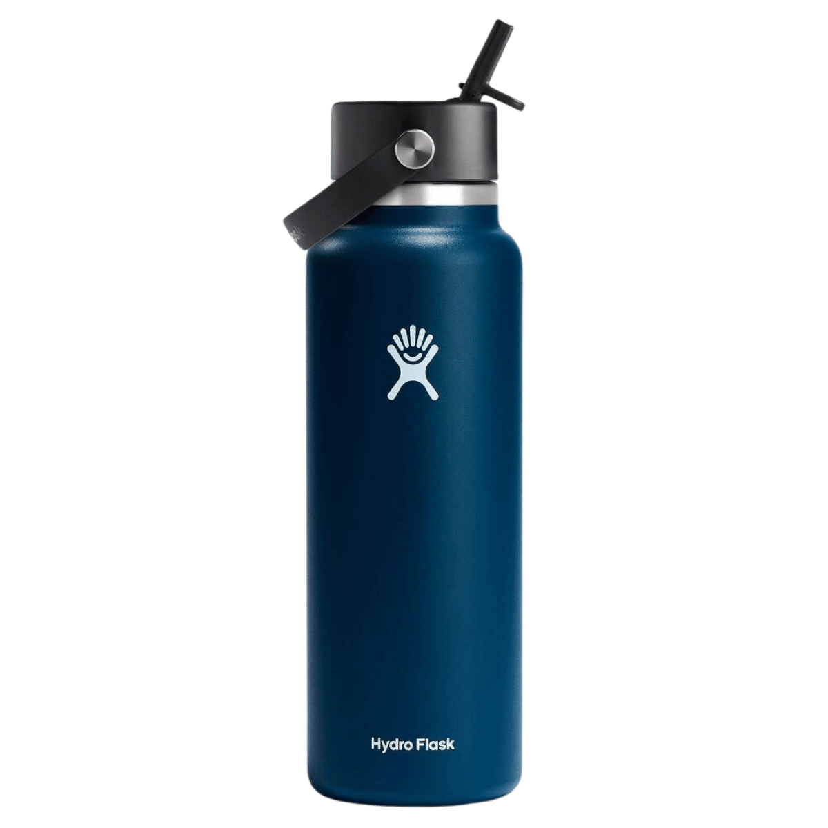 HYDRO FLASK WIDE MOUTH WITH FLEX STRAW CAP 40OZ_INDIGO